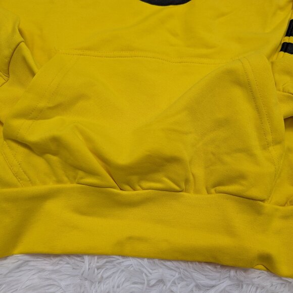 Kappa Unisex Crew Neck Yellow Pullover Loopknit with logo Sweatshirt for 12Yrs - Picture 5 of 8